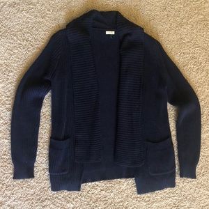Navy Blue J Crew Cardigan